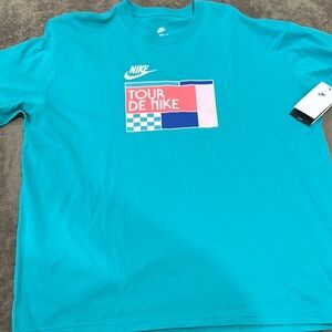 Nike Blue Short Sleeve Tees
